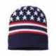 CAP AMERICA RK12 USA-Made Patriotic Cuffed Beanie