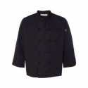 Chef Designs 0427 Black Knot Button Chef Coat