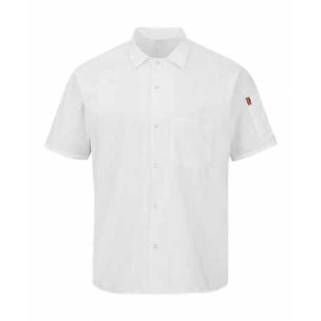 Chef Designs 502X Mimix Short Sleeve Cook Shirt with OilBlok