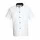Chef Designs SP04 Black Trim Cook Shirt