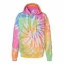 Colortone 8600 Tie-Dyed Cloud Fleece Hooded Sweatshirt