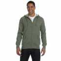 econscious EC5680 Unisex Heathered Full-Zip Hooded Sweatshirt