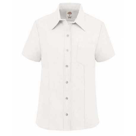 Dickies S254 Women's Short Sleeve Stretch Oxford Shirt