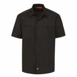Dickies S608L Solid Ripstop Short Sleeve Shirt - Long Sizes