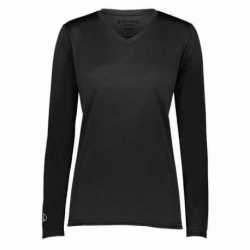 Holloway 222824 Women's Momentum Long Sleeve V-Neck T-Shirt