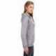 J America JA8836 Ladies Sydney Brushed V-Neck Hooded Sweatshirt