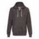J. America 8694 Women's French Terry Sport Lace Scuba Hooded Pullover