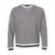 J. America 8702 Peppered Fleece Crewneck Sweatshirt