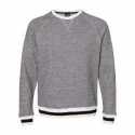 J. America 8702 Peppered Fleece Crewneck Sweatshirt