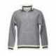 J. America 8703 Peppered Fleece Quarter-Zip Sweatshirt
