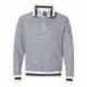 J. America 8703 Peppered Fleece Quarter-Zip Sweatshirt