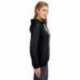 J America JA8836 Ladies Sydney Brushed V-Neck Hooded Sweatshirt