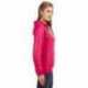 J America JA8836 Ladies Sydney Brushed V-Neck Hooded Sweatshirt