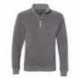 J. America 8869 Triblend Quarter-Zip Sweatshirt