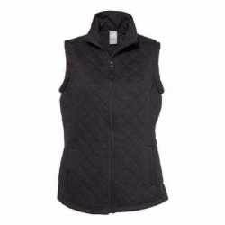 J. America 8892 Women's Quilted Full-Zip Vest