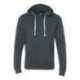 J America JA8871 Adult Triblend Pullover Fleece Hooded Sweatshirt