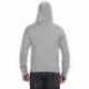 J America JA8872 Adult Triblend Full-Zip Fleece Hooded Sweatshirt
