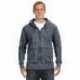 J America JA8916 Adult Vintage Zen Full-Zip Fleece Hooded Sweatshirt