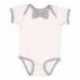 Rabbit Skins 4407 Baby Rib Infant Bow Tie Bodysuit