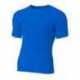 A4 N3130 Adult Polyester Spandex Short Sleeve Compression T-Shirt