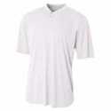 A4 NB3143 Youth Tek 2-Button Henley Jersey