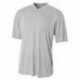 A4 NB3143 Youth Tek 2-Button Henley Jersey