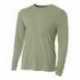 A4 NB3165 Youth Long Sleeve Cooling Performance Crew Shirt