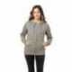 econscious EC4580 Ladies Heathered Full-Zip Hooded Sweatshirt