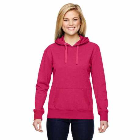 J America JA8860 Ladies Glitter French Terry Hooded Sweatshirt