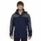North End 88052 Adult 3-in-1 Seam-Sealed Mid-Length Jacket with Piping