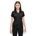 North End Sport Red 78803 Ladies' Exhilarate Coffee Charcoal Performance Polo with Back Pocket