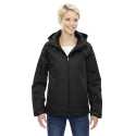 North End 78197 Ladies' Linear Insulated Jacket with Print