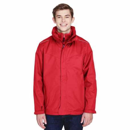 Core365 88205 Men's Region 3-in-1 Jacket with Fleece Liner