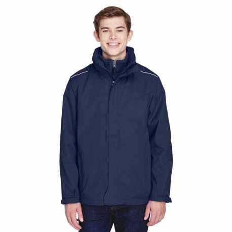 Core365 88205T Men's Tall Region 3-in-1 Jacket with Fleece Liner