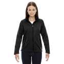 North End Sport Red 78655 Ladies' Splice Three-Layer Light Bonded Soft Shell Jacket with Laser Welding