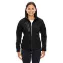 North End 78176 Ladies' Terrain Colorblock Soft Shell with Embossed Print