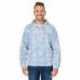 J America JA8871 Adult Triblend Pullover Fleece Hooded Sweatshirt