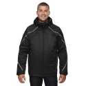 North End 88196 Men's Angle 3-in-1 Jacket with Bonded Fleece Liner