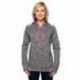 J America JA8616 Ladies Cosmic Contrast Fleece Hooded Sweatshirt