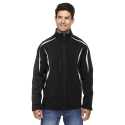 North End Sport Red 88650 Men's Enzo Colorblocked Three-Layer Fleece Bonded Soft Shell Jacket