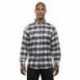Burnside B8210 Men's Plaid Flannel Shirt