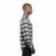 Burnside B8210 Men's Plaid Flannel Shirt