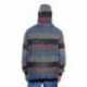 Burnside B8603 Men's Printed Stripe Marl Pullover