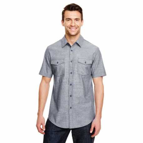 Burnside B9255 Men's Chambray Woven Shirt