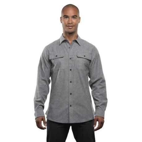 Burnside BU8200 Men's Solid Flannel Shirt