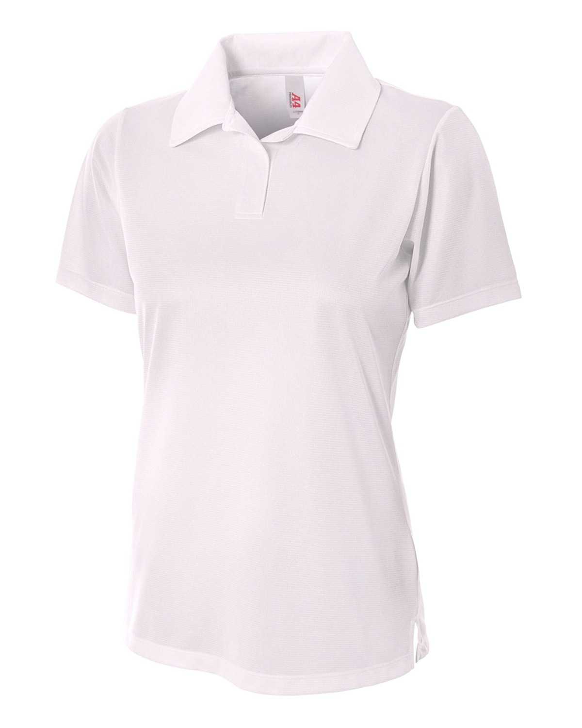 A4 NW3265 Ladies' Textured Polo Shirt w/ Johnny Collar | ApparelChoice.com