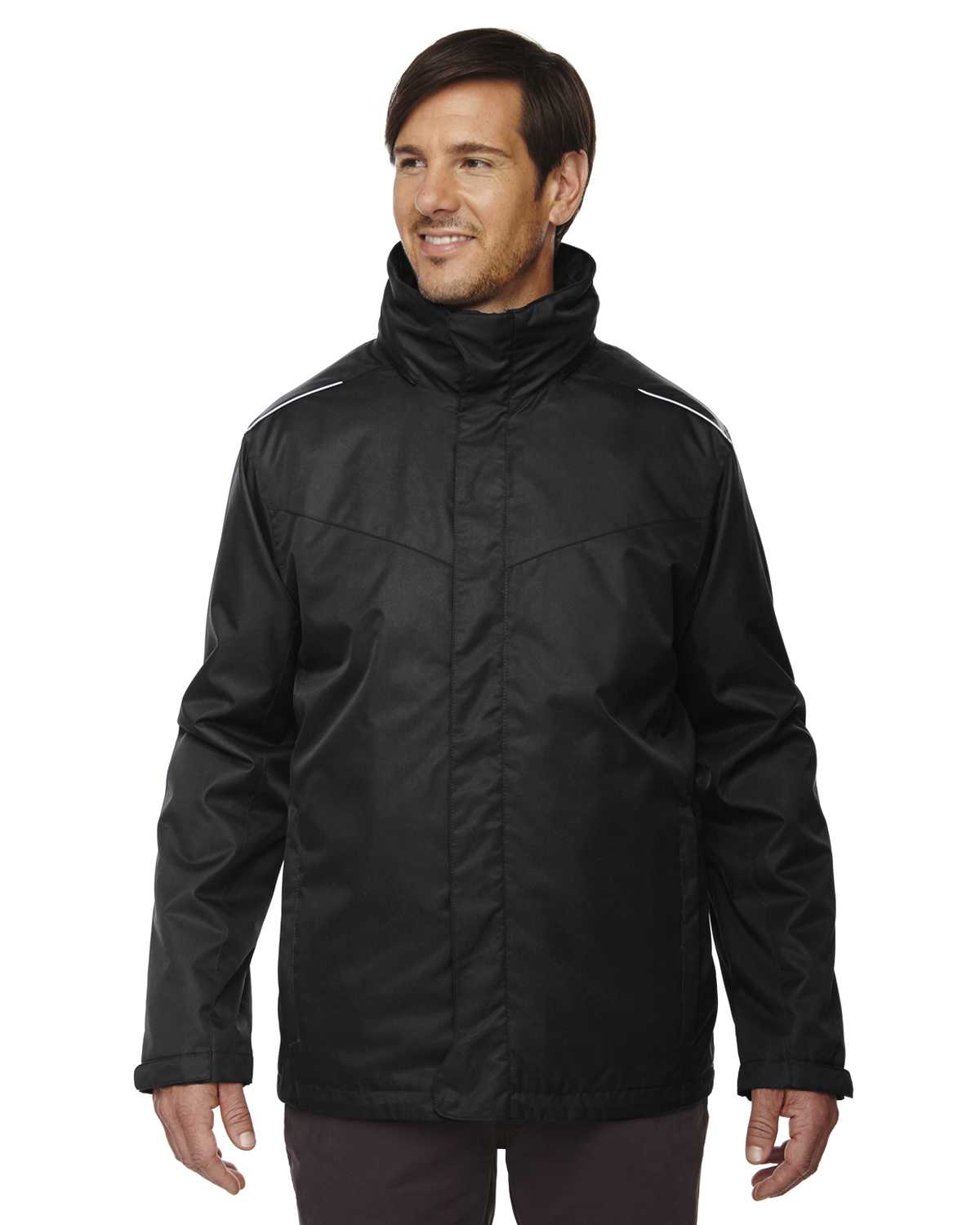 Core365 88205 Men's Region 3-in-1 Jacket with Fleece Liner ...