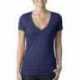 Next Level Apparel 6640 Ladies CVC Deep V-Neck T-Shirt