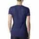 Next Level Apparel 6640 Ladies CVC Deep V-Neck T-Shirt