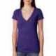 Next Level Apparel 6740 Ladies Triblend Deep V